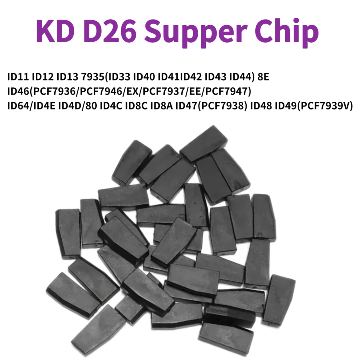 

5/10/20pcs KEYDIY KD Super Chip Blank Copy Clone Transponder Chip Special For KD-X2/KD-MAX/Tango Key Programmer