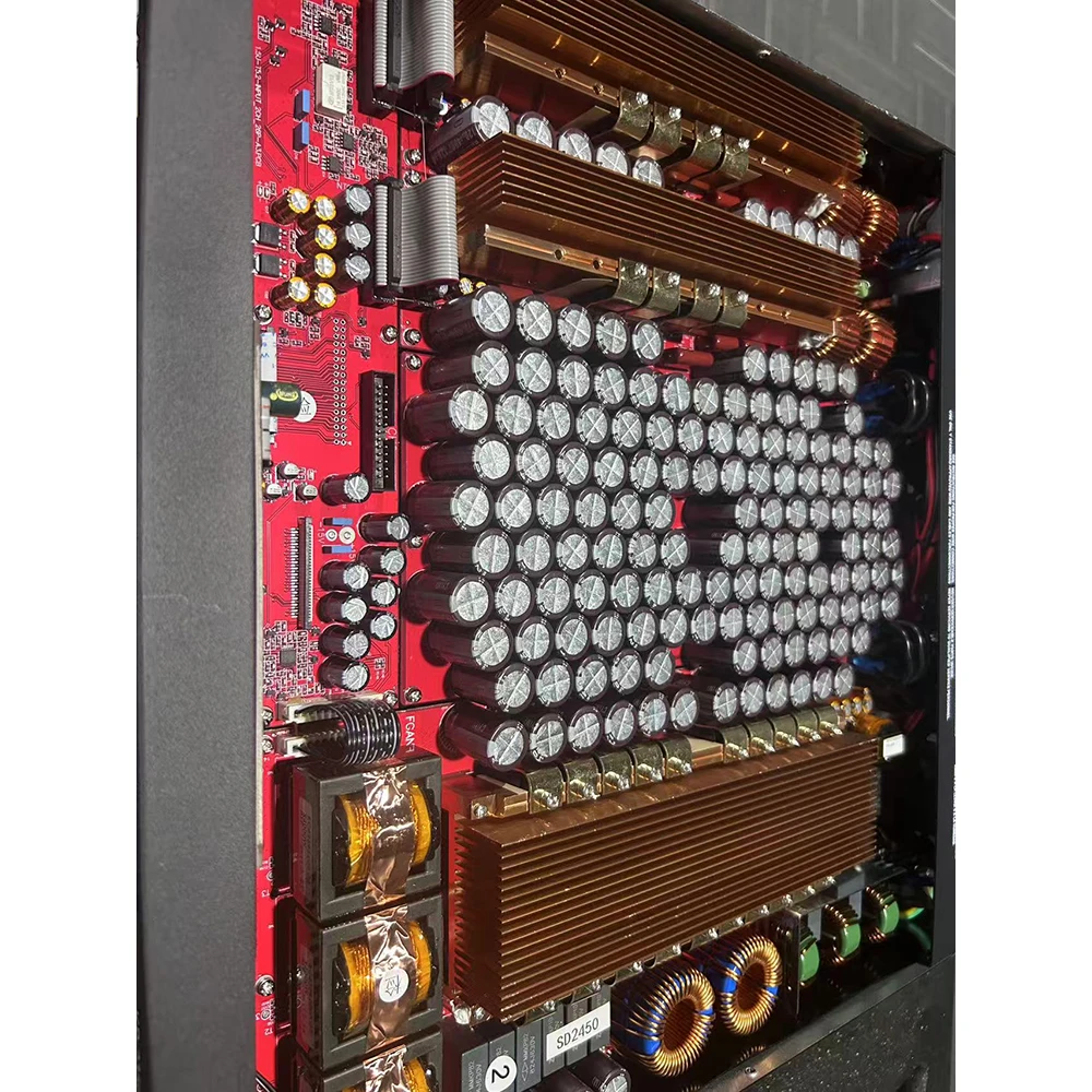 Digital Power Amplifier Pro Audio 1.5U Power 2 Channel 2X3500W Professional Sound System