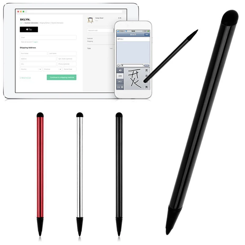 Universal Simples Dual Use Tela Smartphone Pen, Stylus Android Tablet Capacitância