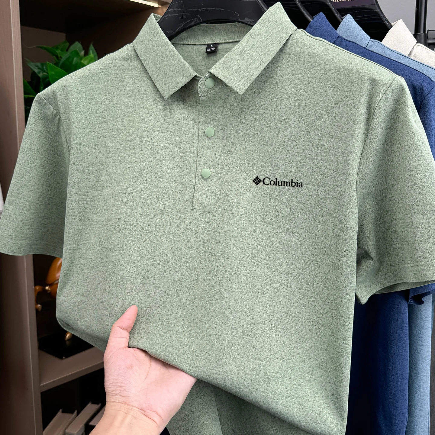 Herren-Poloshirt mit Kragen, Kurzarm, knitterfrei, Business-Casual-Oberteil, Premium-Qualität, Designer-Stil, bestes Preis-Leistungs-Verhältnis – Detail 17
