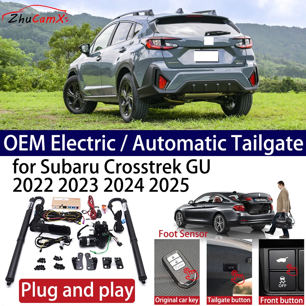 ZhuCamX for Subaru Crosstrek GU 2022-2025 Car OEM Power Electric Automatic One-Click Smart Liftgate Tail Gate Support Opener