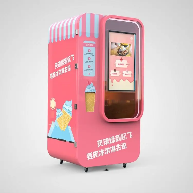 20-40L/h Ice Cream Vending Machine Commercial Ice Cream Machine For Business