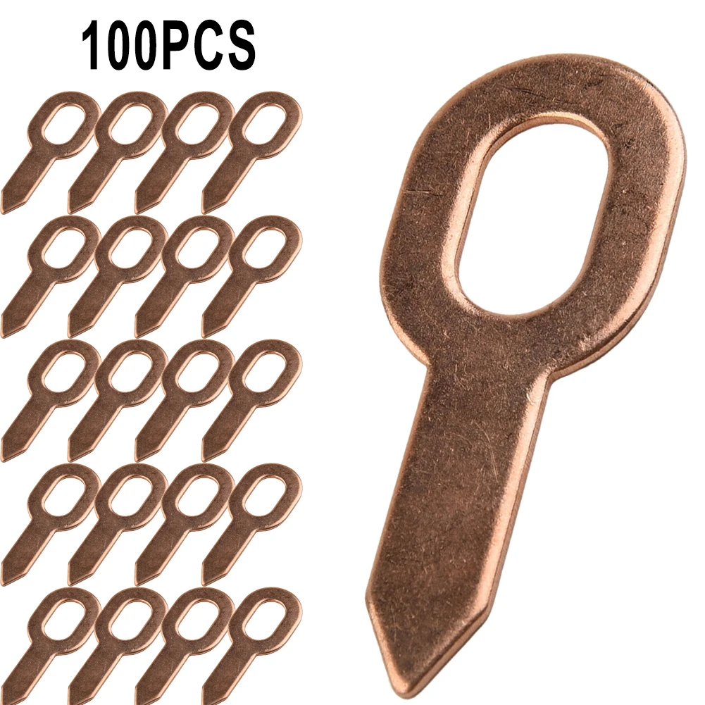 

100 Pcs Car Body Scratch Repair Recessed Pull Rings Dent Puller Rings For Spot Welding Welder Car Body Panel Pulling Washer Tool