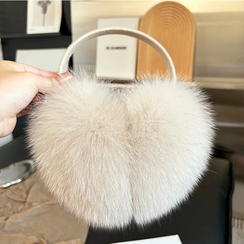 Luxury Winter Fashion Unisex Genuine Mink Fur Earmuffs With Velvet Band Mens Womens Foldable Ear Warmer Real Fur Ear Muff