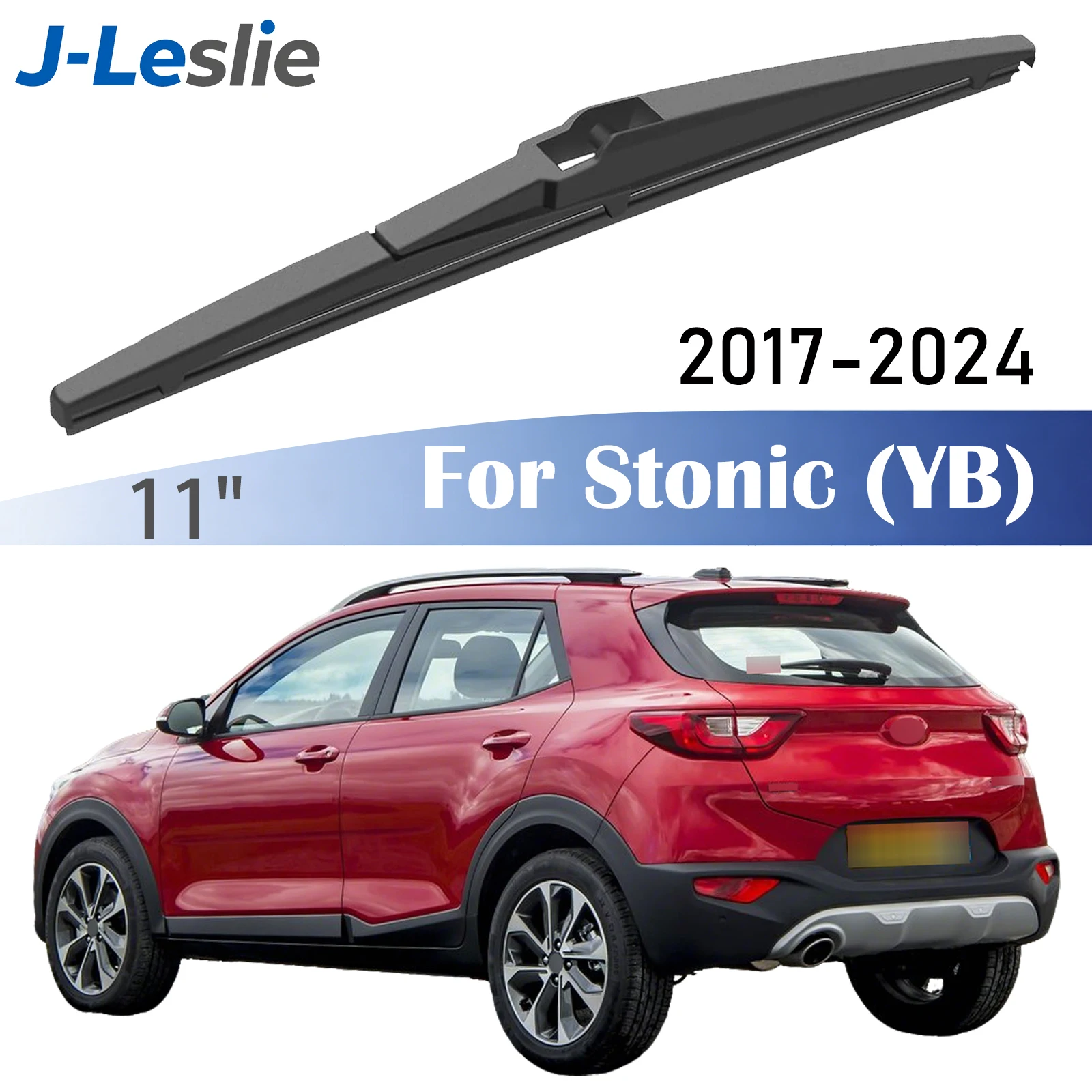 11-Zoll-Heckwischerblatt für Kia Stonic YB 2017-2024 Windschutzscheibenwischer Fensterreinigungsbürsten Zubehör scheibenwischer Hinten Heckwischerarm