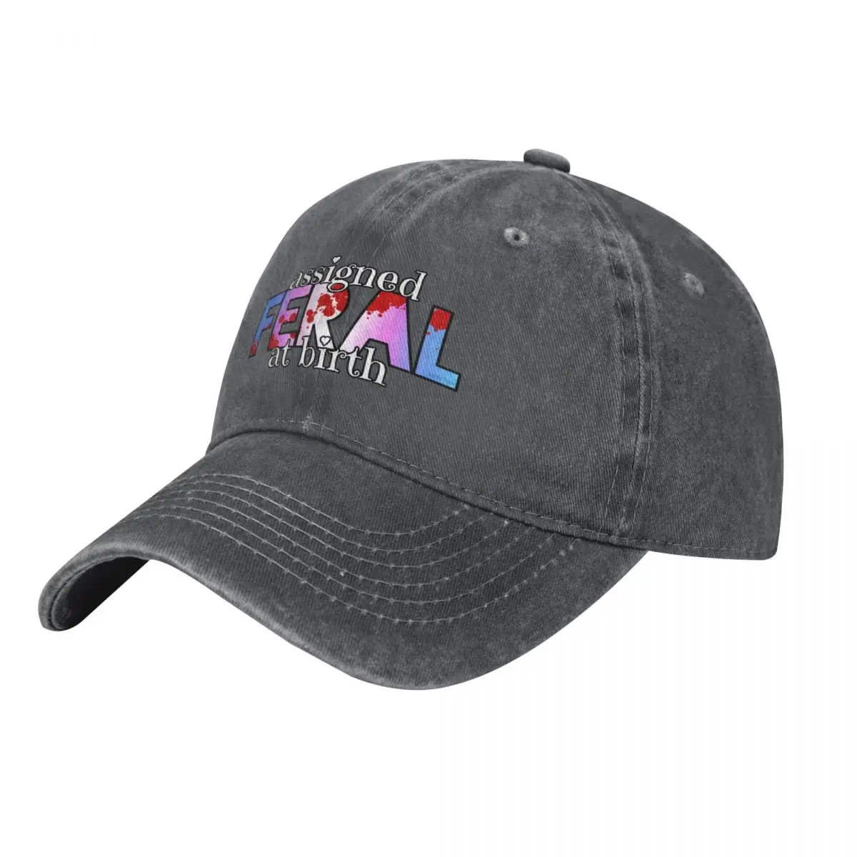 Assigned Feral At Birth 2022 Baseball Cap custom Hat Anime Hat Hats For Men Women's