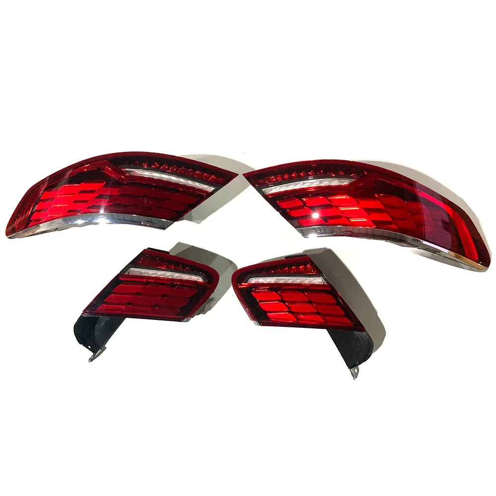 For S Class Coupe W217 C217 Upgrade Old to New Tail Lights Dragon Scale Style Rear Lamp 2014-2021 Back Light LED Car Accessories