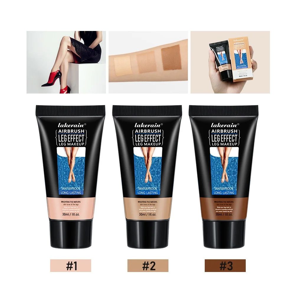 30g Leg Makeup Moisturizing Liquid Body Foundation Fake Lotion Even Skin Skin Tanning Tone Care Tan Cream Body