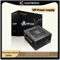 X-GAMERX VP 650W 750W 850W power supply embossed wiring comb temperature control fan overload protection Taiwan series capacitor