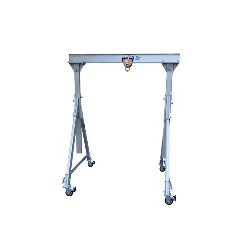 

Gantry crane light aluminum gantry light hand push can be lifted and lowered