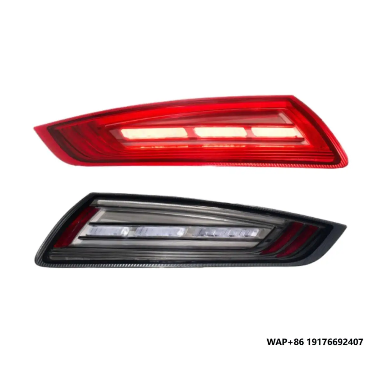 

XB красные и прозрачные линзы, 12 В/24 В, светодиодные задние фонари, новое состояние, задний фонарь для Porsche 911 997.1 2005-2008 гг.