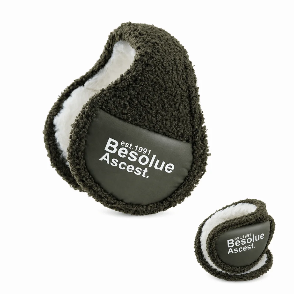 Fashion Warm Winter Earmuffs Faux Fur Folding Earmuffs Portable Soft Ear Warmer for Men Women