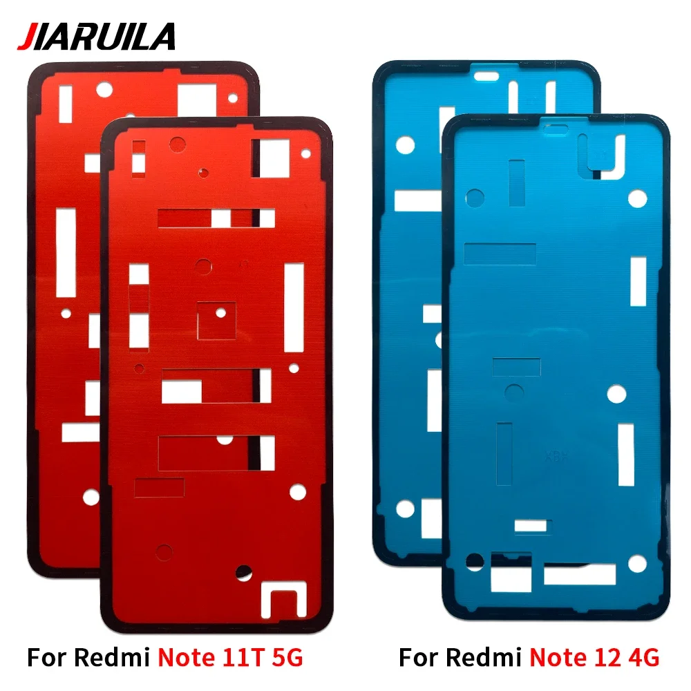 For Xiaomi Redmi Note 10 4G 10S 11 Se 11T 5G Pro 12 13 Pro Plus 5G  LCD Screen Tape Back Cover Frame Camera Lens Sticker Glue