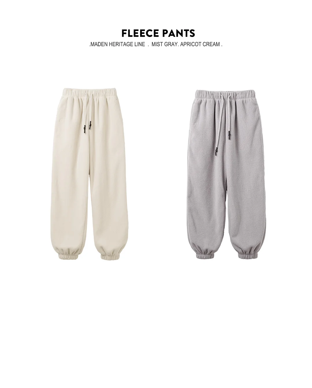 Maden Women’s Winter Fleece Jogger Pants Warm Thick Cozy Sweatpants Loose Fit Casual Outdoor Trousers