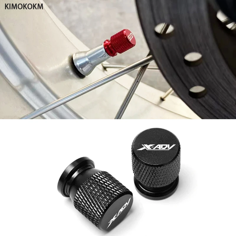 

Motorcycle Accessories 2 Pcs For Honda XADV X ADV X-ADV 750 2018-2023 All Year CNC Aluminum Wheel Tire Valve Stem Caps Covers