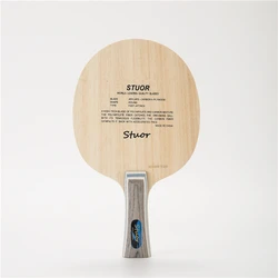 Stuor 7Ply BLUE Carbon Fiber Table Tennis Blade Ping Pong Racket  5 Wood 2 Arylate Carbon Professional  Blade Blue ALC Offensive