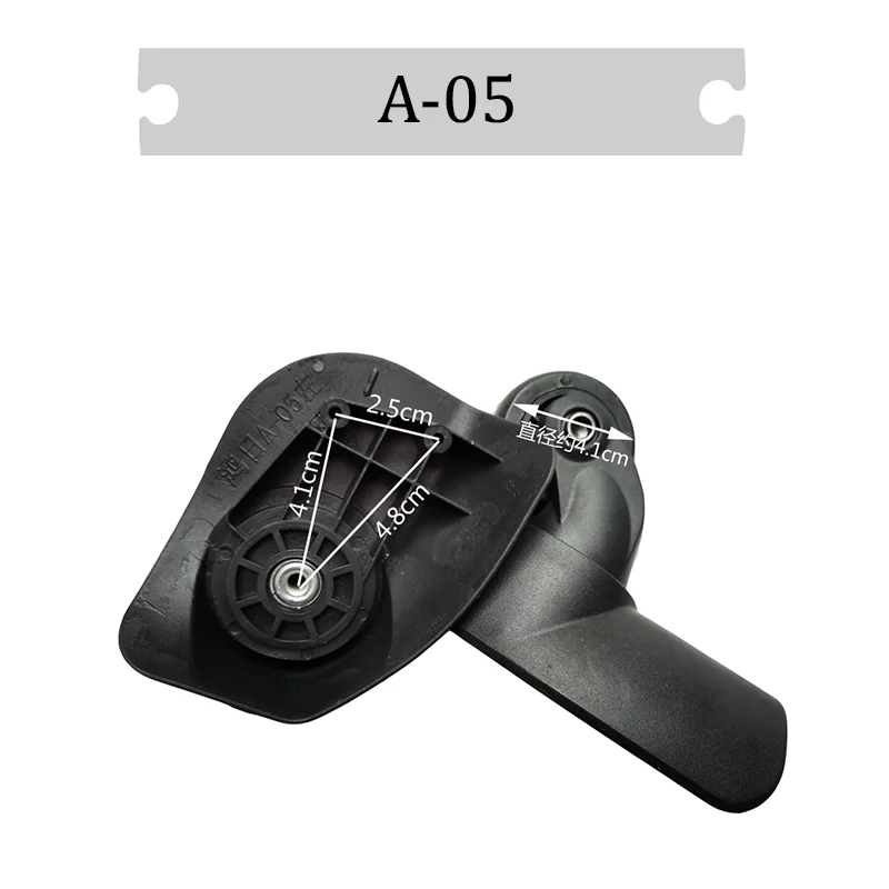 For Hongri A-05 Universal Wheel Replacement Suitcase Silent Smooth Shock Absorbing Durable Convenient Accessories Caster Wheels