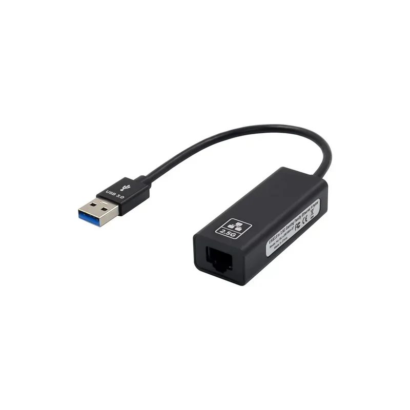 

Проводной сетевой адаптер USB 3.1 к Gigabit Ethernet RJ45 LAN 10/100/1000/2500 Мбит/с, внешняя сетевая карта Ethernet, чип RTL8156
