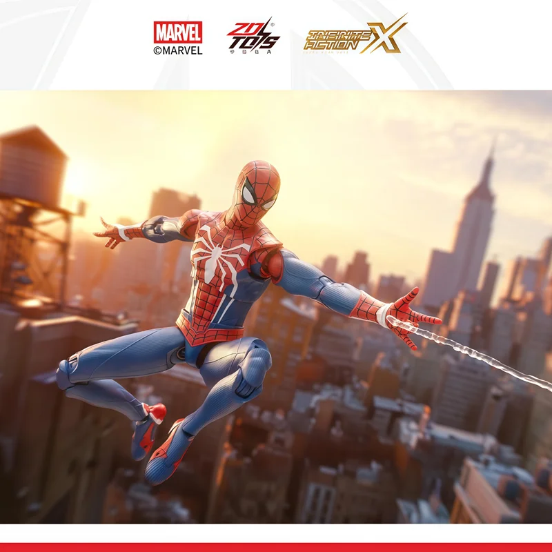 Figurka ZD Toy Peter Parker Marvel Legends Avengers Spider-Man PS4, model akcji, zabawka, przenośna ozdoba na biurko, prezent na Boże Narodzenie ‌ s