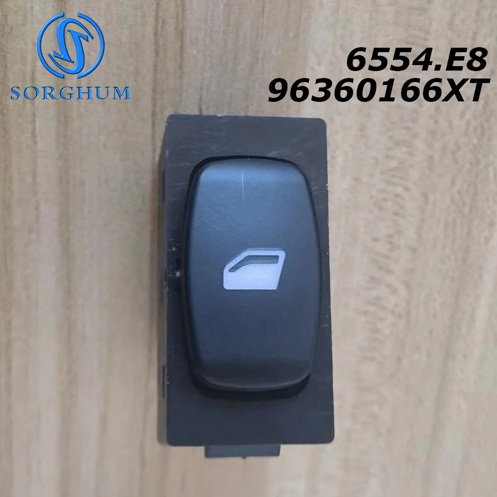 6554E8 6554.E8 For Peugeot 307 SW CC 307SW 407 Window Control Switch Glass Regulator Lifter Rear Passenger Button 96360166XT