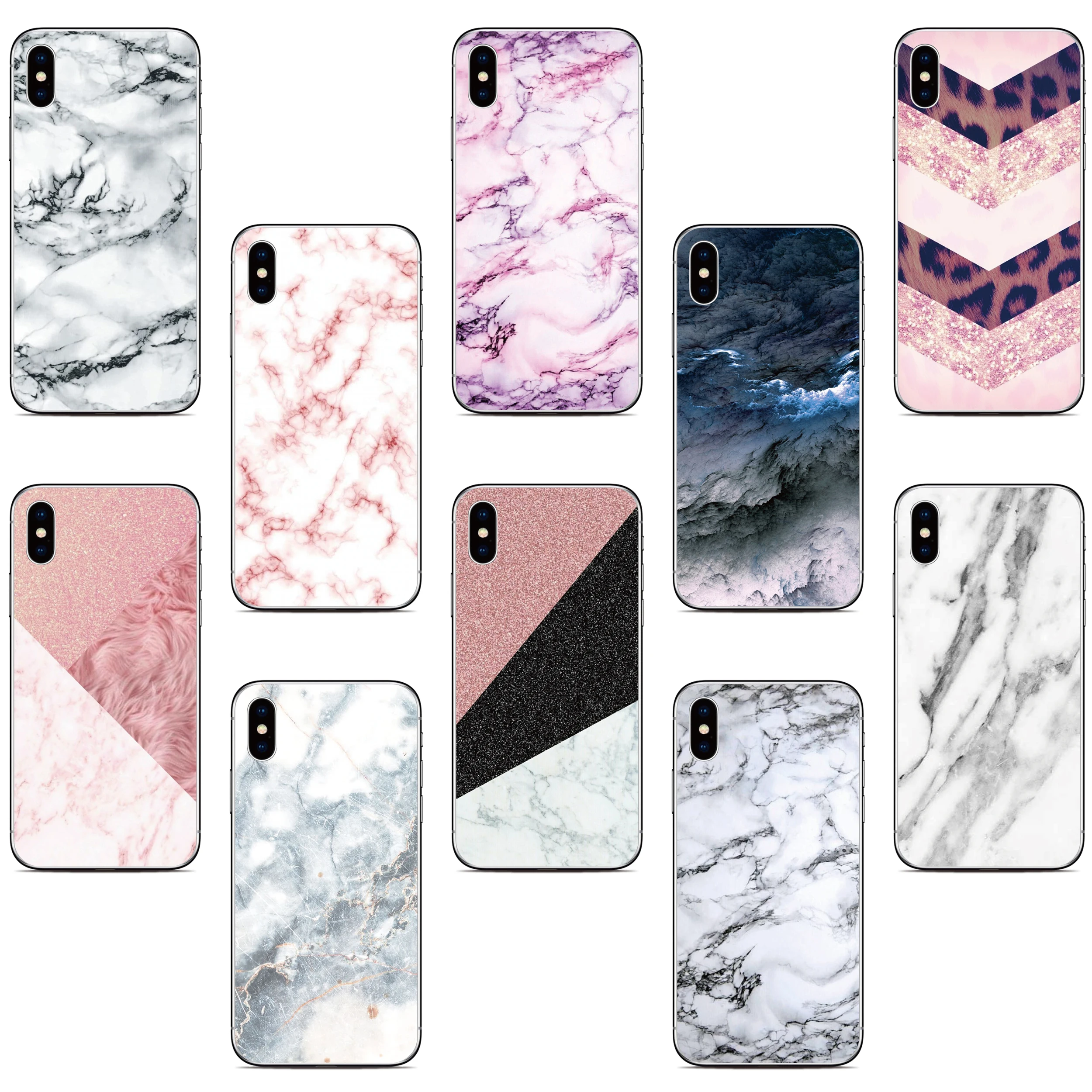 Marble Art Phone Case For LG Wing Velvet K22 K51s K41s K61 K42 K52 K62 K50 Q92 Q6 Q7 Stylo 4 5 6 G8X G7 G8 V50 V60 ThinQ Cover