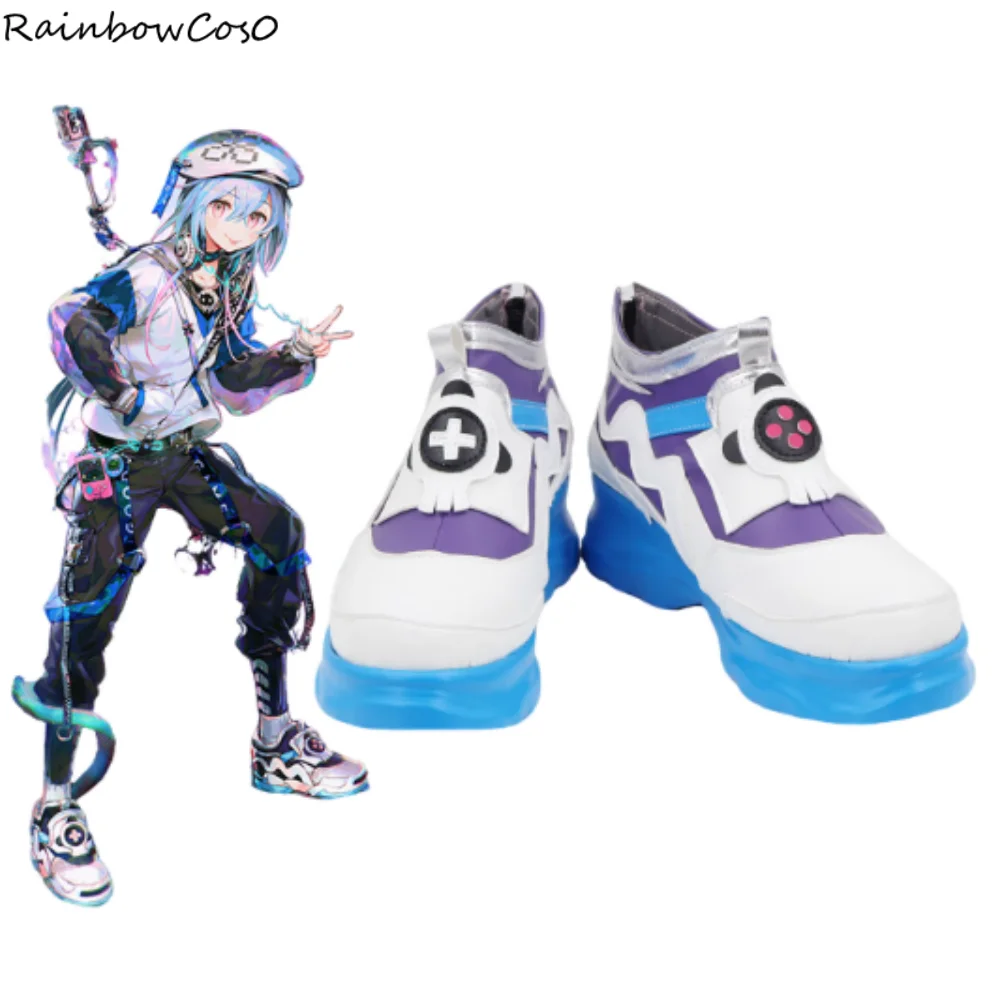 

Mizuki Arknights Cosplay Shoes Boots Game Anime Party Halloween RainbowCos0 W5115