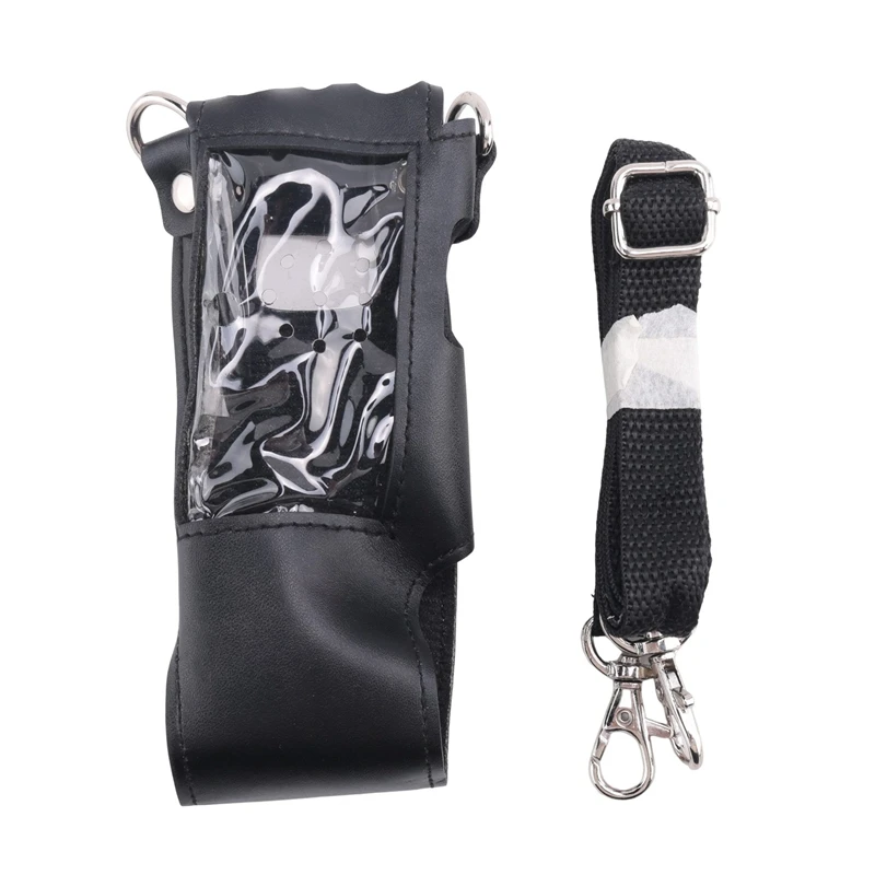 Walkie Talkie Holster Portable Extended Leather Holster For Baofeng UV5R/5RA/5RE TYT TH-F8 And Other Walkie Talkies Easy Install