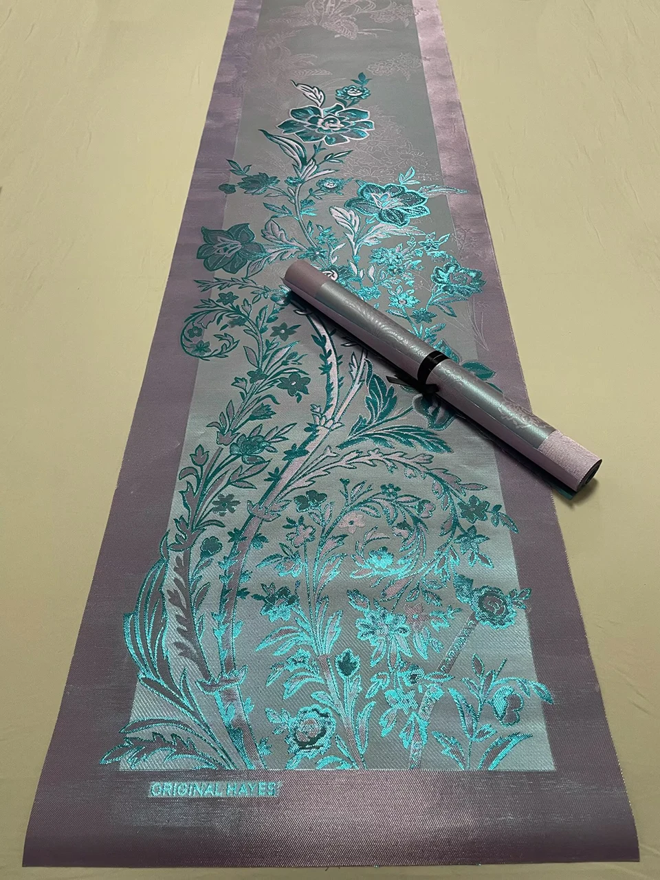 Luxuriöses Grandmaster Hayes Gele & Ipele Set 2-teilig, Nigerianischer Aso Ebi Sego Stoff für Afrikanische Kopfbedeckungen & Turbane, 48x210cm TX-6 – Detail 17