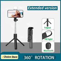 Mobile Phone Tripod Selfie Stick  Mobile Live Tripod Bluetooth Remote Control Adjustable Height Portable Tripod for Mobile Phone