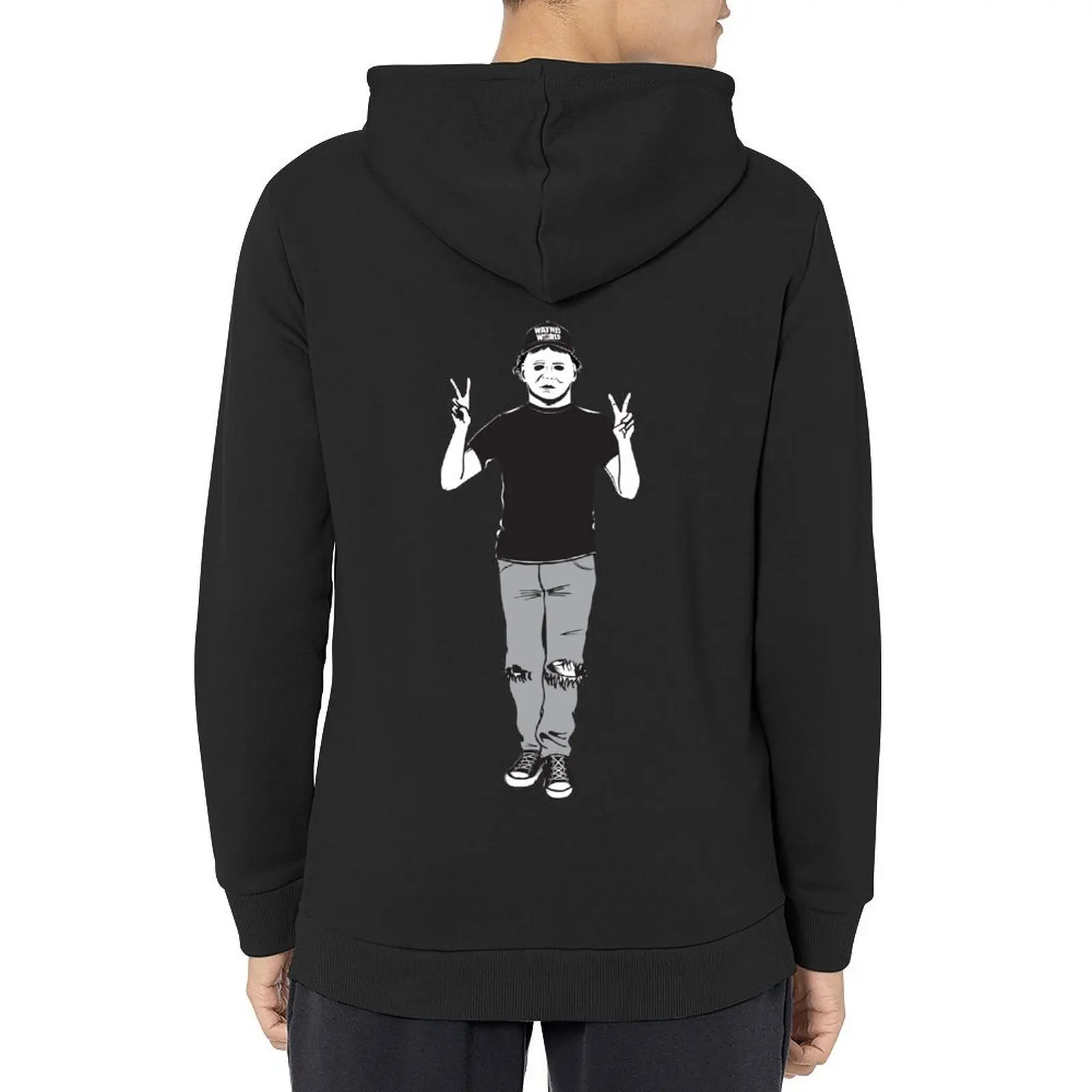 

Halloween Mike Myers Mashup Hoodie men's winter sweater male clothes mens clothes tracksuits