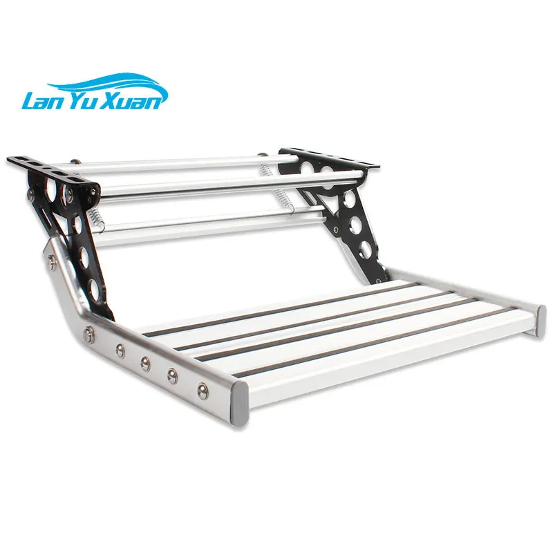 TYTXRVOEM Caravan Accessories 501*476*183mm Manual Pull Out 528mm Step Safe and Stable Anti-slip High strength Aluminum RV Step