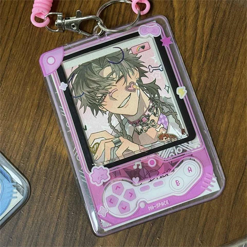 Transparent Photocard Holder Card Storage Book Kpop Idol Picture Protective Cover Credit ID Bank Card Display Holder Pendant