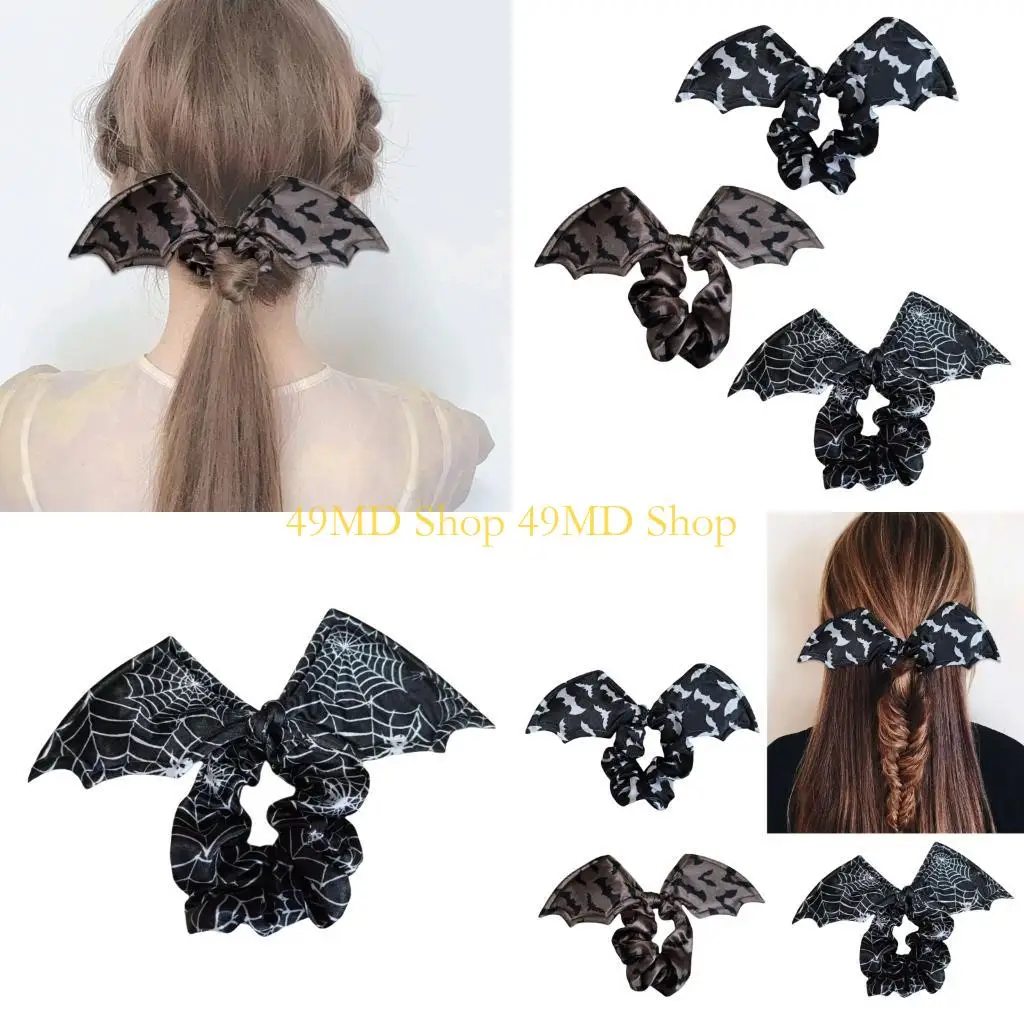 

49MD фестиваль летучая мышь паукообразная веревка для волос для Хэллоуина костюмы для вечеринок ежедневного использования мягкая