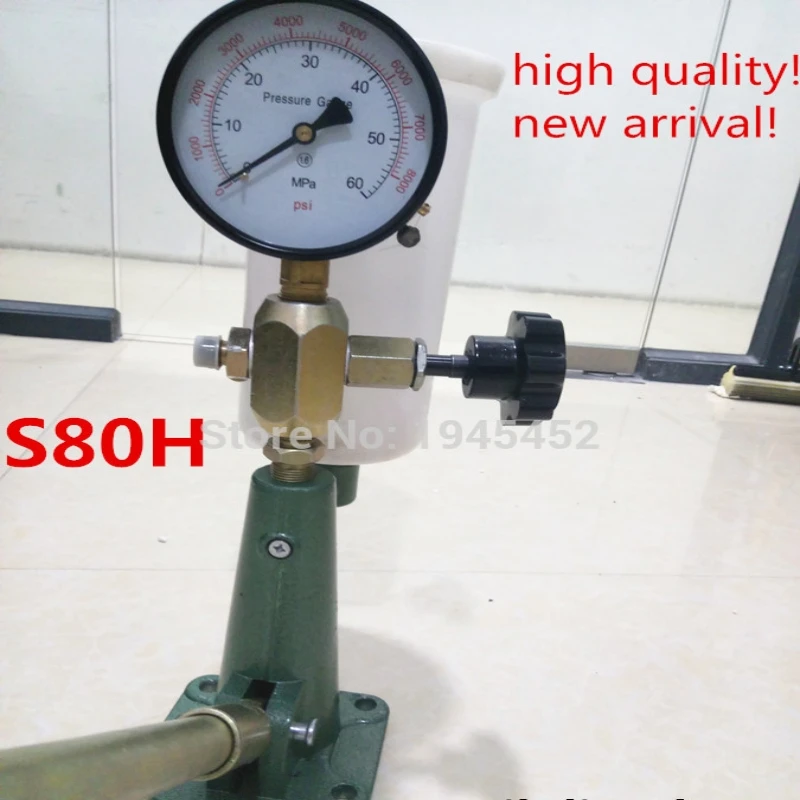 

NEW!Arrival!S80HCommon rail diesel Injector Nozzle validator Fuel nozzle Injector tester good quality,Manual diesel booster pump