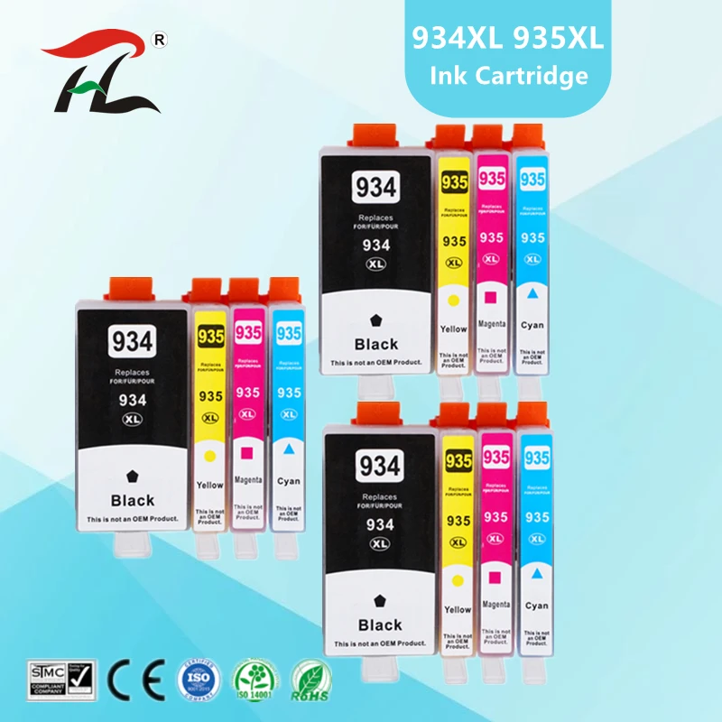 

For HP 934XL HP 935XL ink Cartridges 934XL 935XL 934 935 for hp934 For HP Officejet Pro 6812 6830 6815 6835 6230 6820 printer