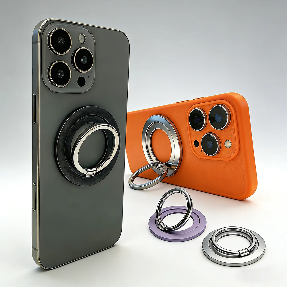

For Magnetic Finger Clasp 2 Sections 1Pcs Simplicity Magnetic Suction Bearings Ultra Light And Ultra Thin Strong Suction Rotatin