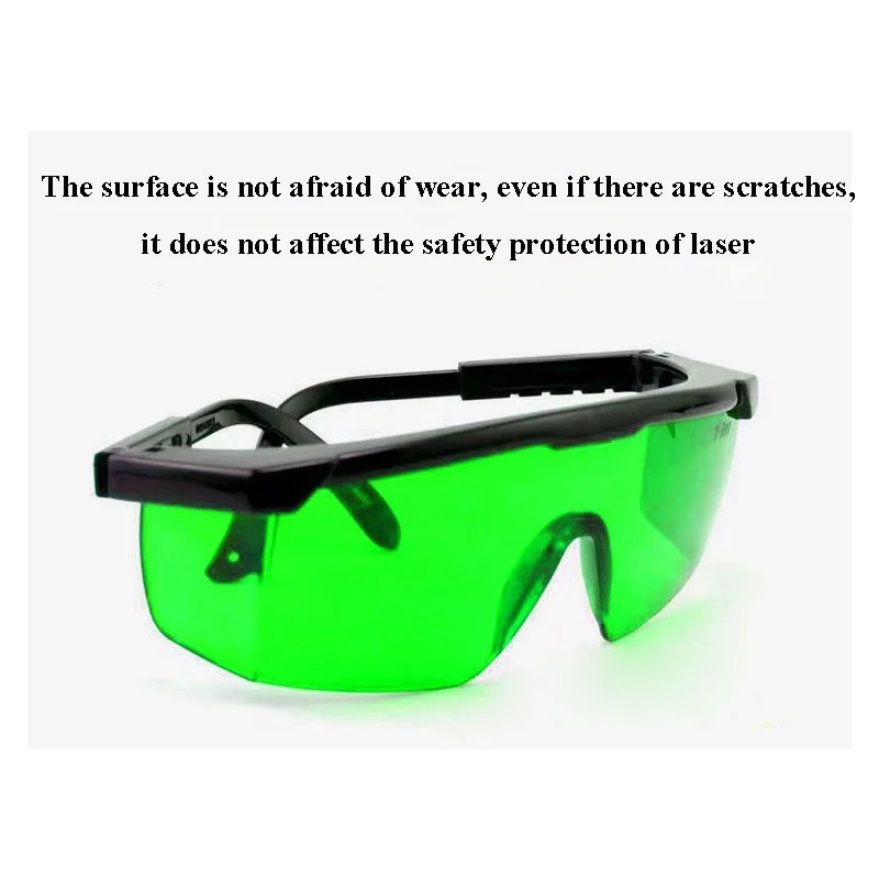 Gafas de seguridad láser gafas medidor de nivel de retícula filtro de luz fuerte para exteriores gafas mejoradas protección láser láser rojo y verde