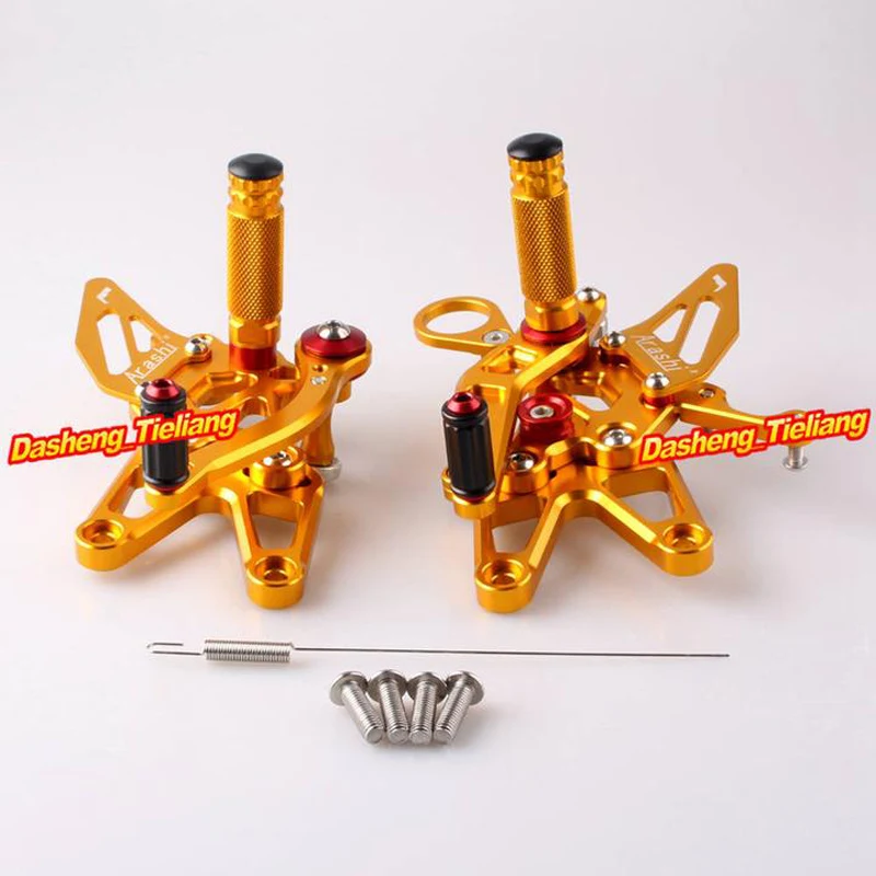 S1000RR 2009-2014 Motorcycle Adjustable Rear Set Footrests Foot Pegs Kits For BMW S 1000 RR 2009 2010 2011 2012 2013 2014 1Pair