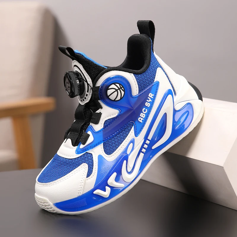 

Детская повседневная обувь, кроссовки с дышащей сеткой, модные баскетбольные кроссовки для детей, удобная спортивная обувь для мальчиков и девочек, новинка 2023 года