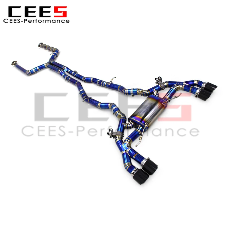 

cees Escape Catback Exhaust Muffler for BMW X3M X4M Competition F97/F98 3.0T 2019-2023 Racing Exhaust System Assembly