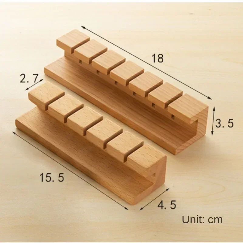 Kabelfixierer aus massivem Holz für den Schreibtisch, USB-Kabel-Organizer, Ladekabel-Manager, Regal für Kopfhörer-Splitter, funktionelle Lösung kompakt