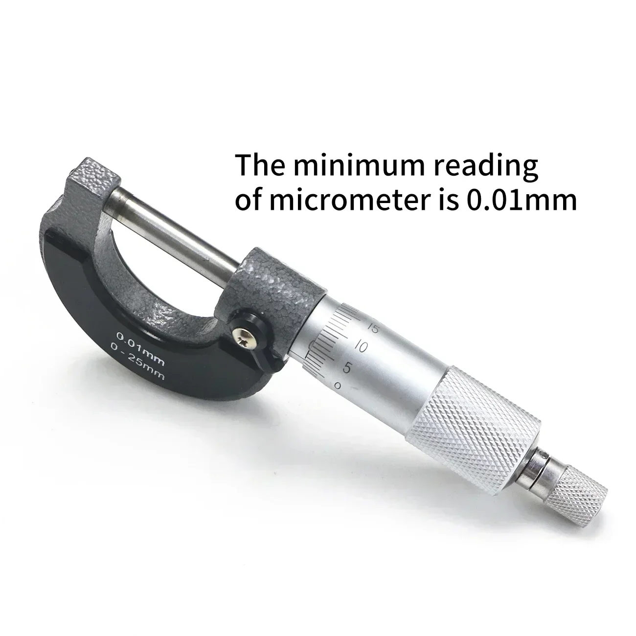 Precise Gauge Micrometer 0-25mm 0.01mm Outside Metric Caliper Measurement Micrometer Tool