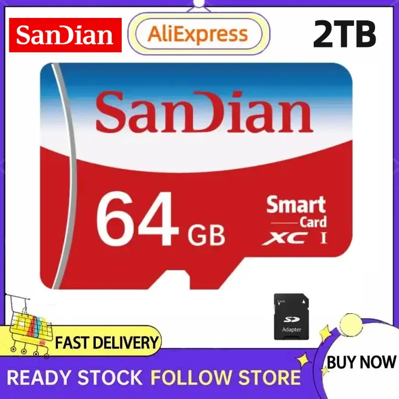 Оптовая продажа, карта памяти Extreme Pro Flash Mini SD Card 2 ТБ 1 ТБ, 128 ГБ, 256 ГБ, класс 8 ГБ, 16 ГБ, стандарт 10, высокоскоростная карта Micro TF