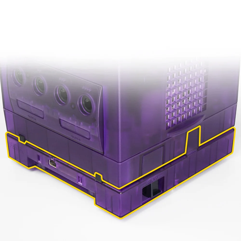 Redesign For GB Player Translucent color replacement shell For GameBoy Player retro game console