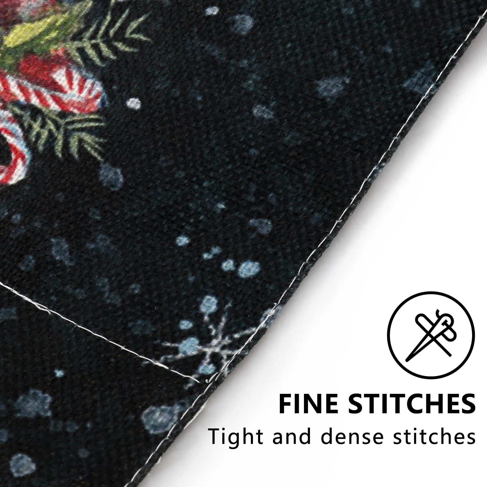 ธงตกแต่งสวนธีมคริสต์มาสสวยงาม ธงผ้าลินินลายมนุษย์หิมะสำหรับเทศกาลฤดูหนาว ตกแต่งสวน ลานบ้าน หน้าต่าง ถนน