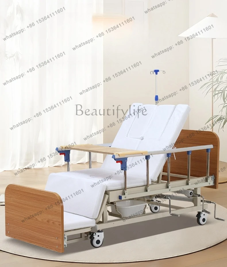 Letto per allattamento con sedia a rotelle multifunzionale Paziente paralizzato Letto stretto mobile per uso domestico per anzia