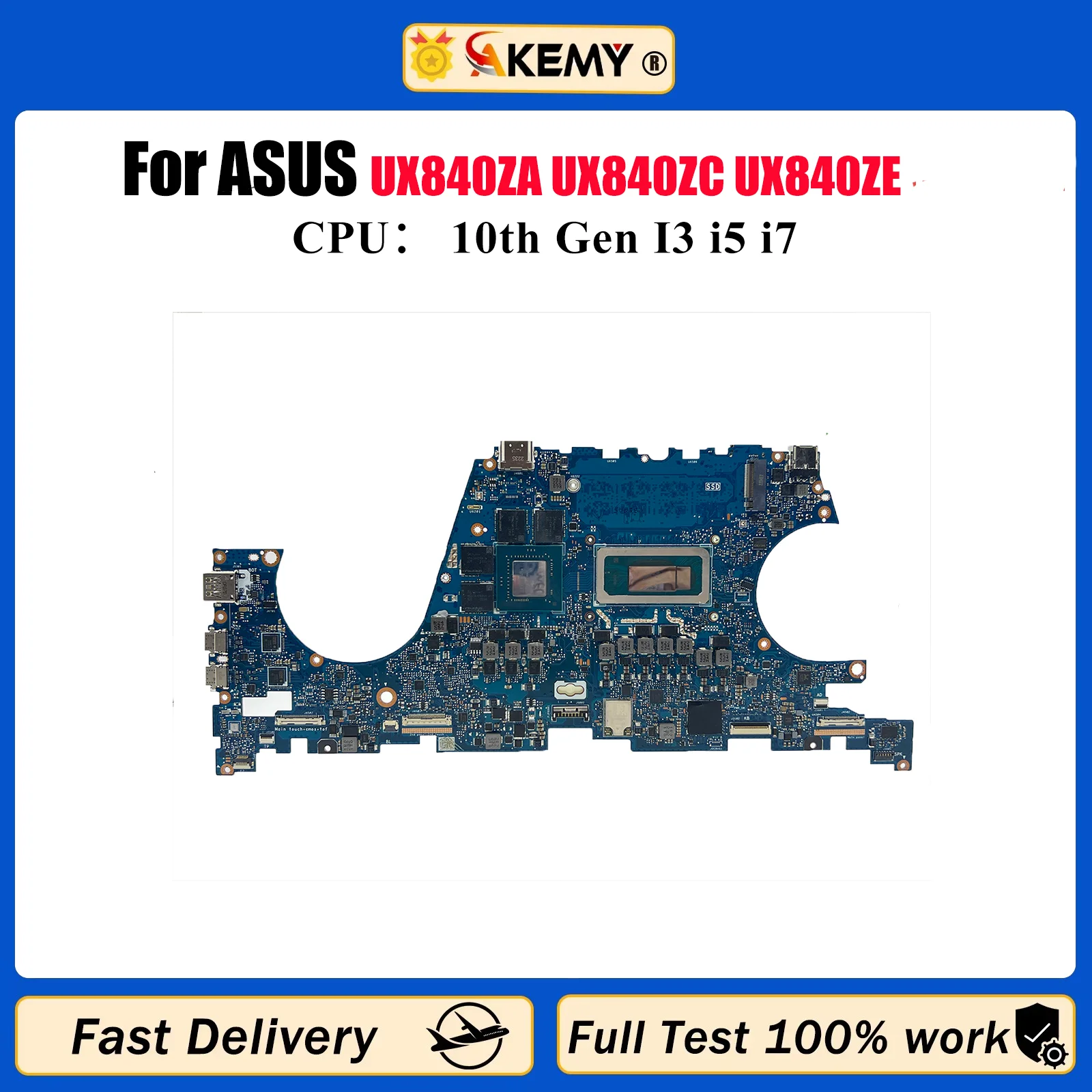 

UX8402ZE Материнская плата для ноутбука ASUS UX8402 BX8402ZA BX8402ZE RX8402ZE UX840ZA UX840ZC UX840ZE Материнская плата с 10-го поколения I3 i5 i7