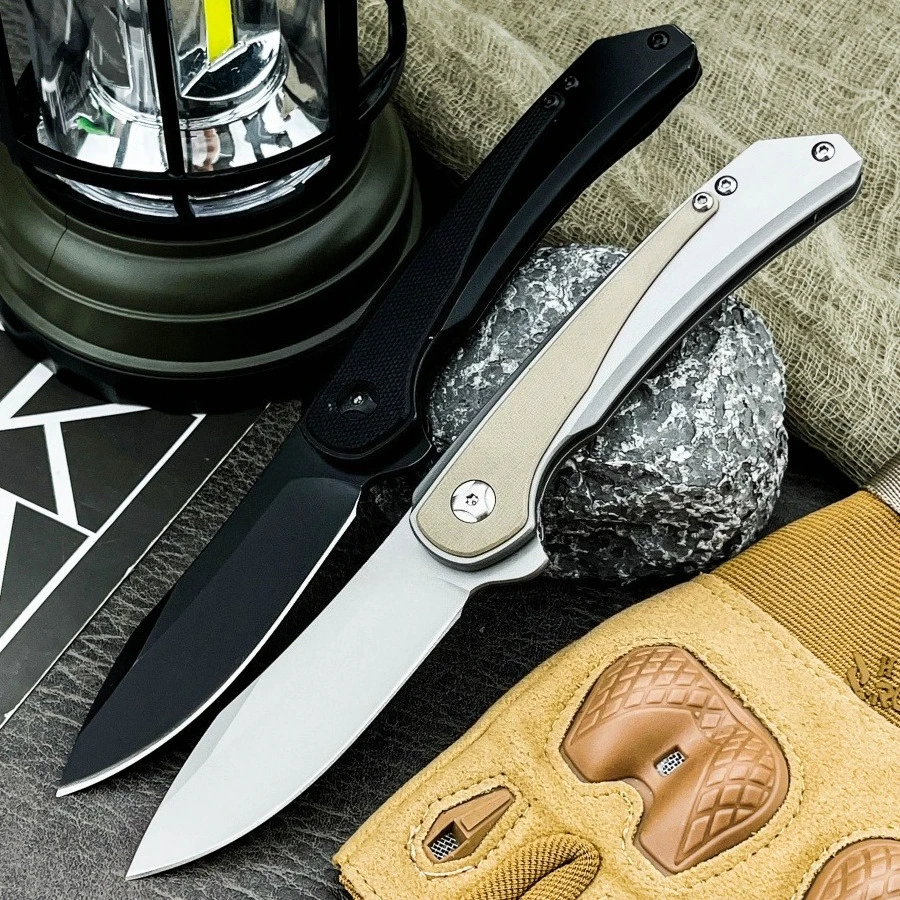 سكين جيب CR 6070 8Cr13Mov شفرة 420 فولاذ + G10 مقبض العنصر الأساسي للتخييم سكين قطع عملي للتكتيكي