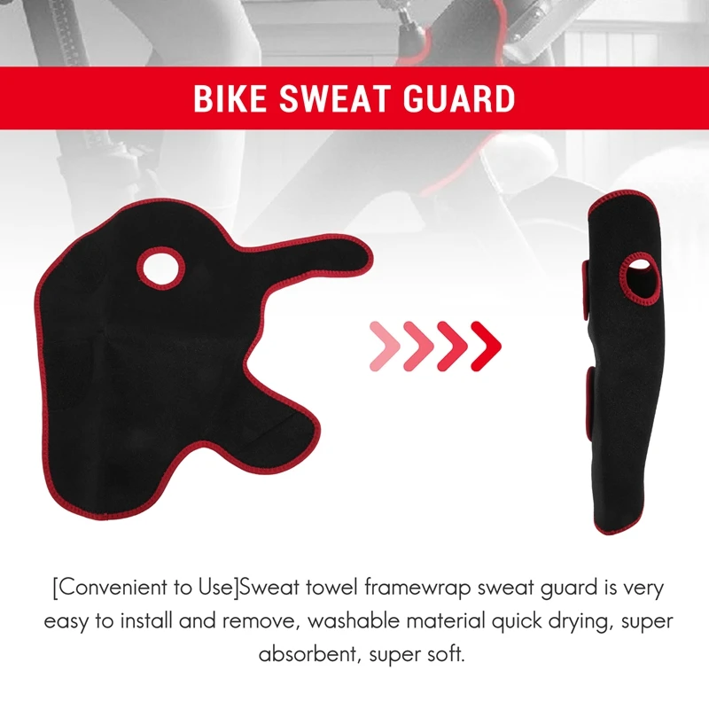 Sweat Guard For Peloton Bike Quick-Drying Sweat Towel Frame Wrap Accessories For Peloton