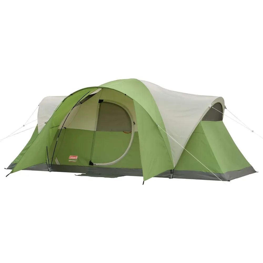 

Montana Camping Tent, 6/8 Person Family Tent with Included Rainfly, Carry Bag, and Spacious Interior,